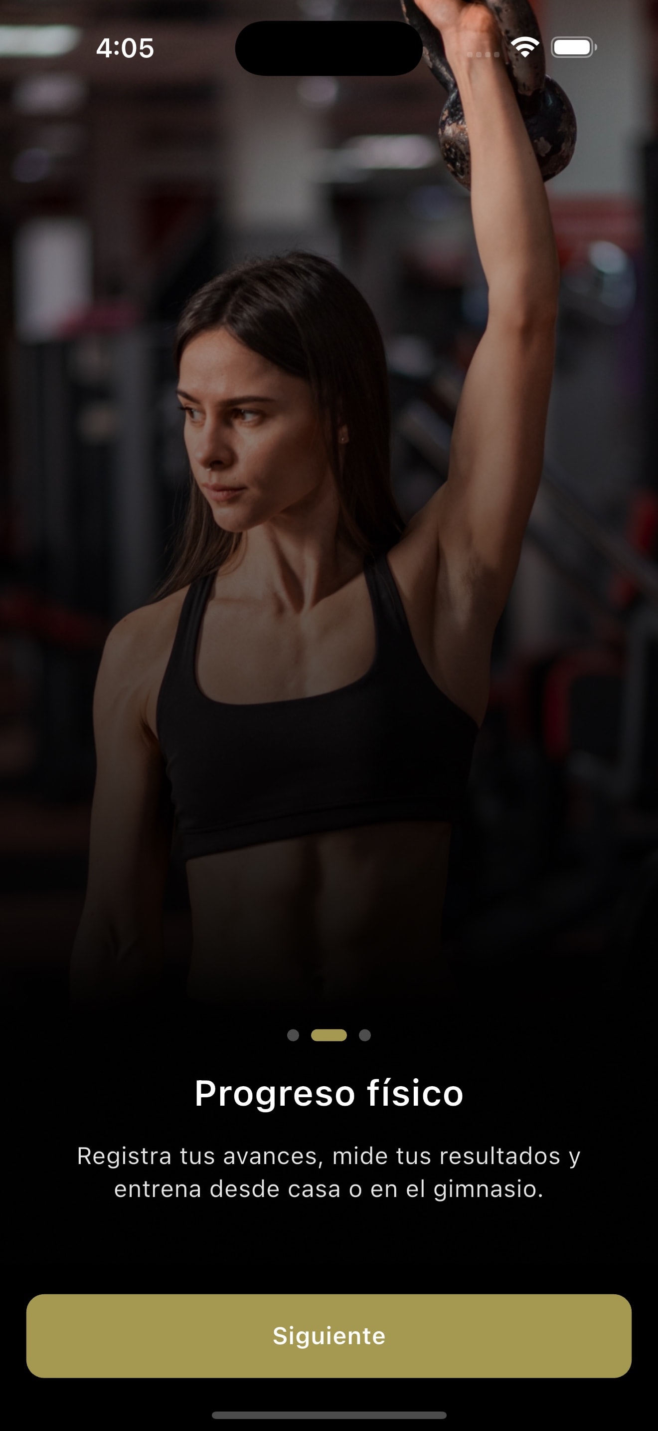 Pantalla de Human Wellness